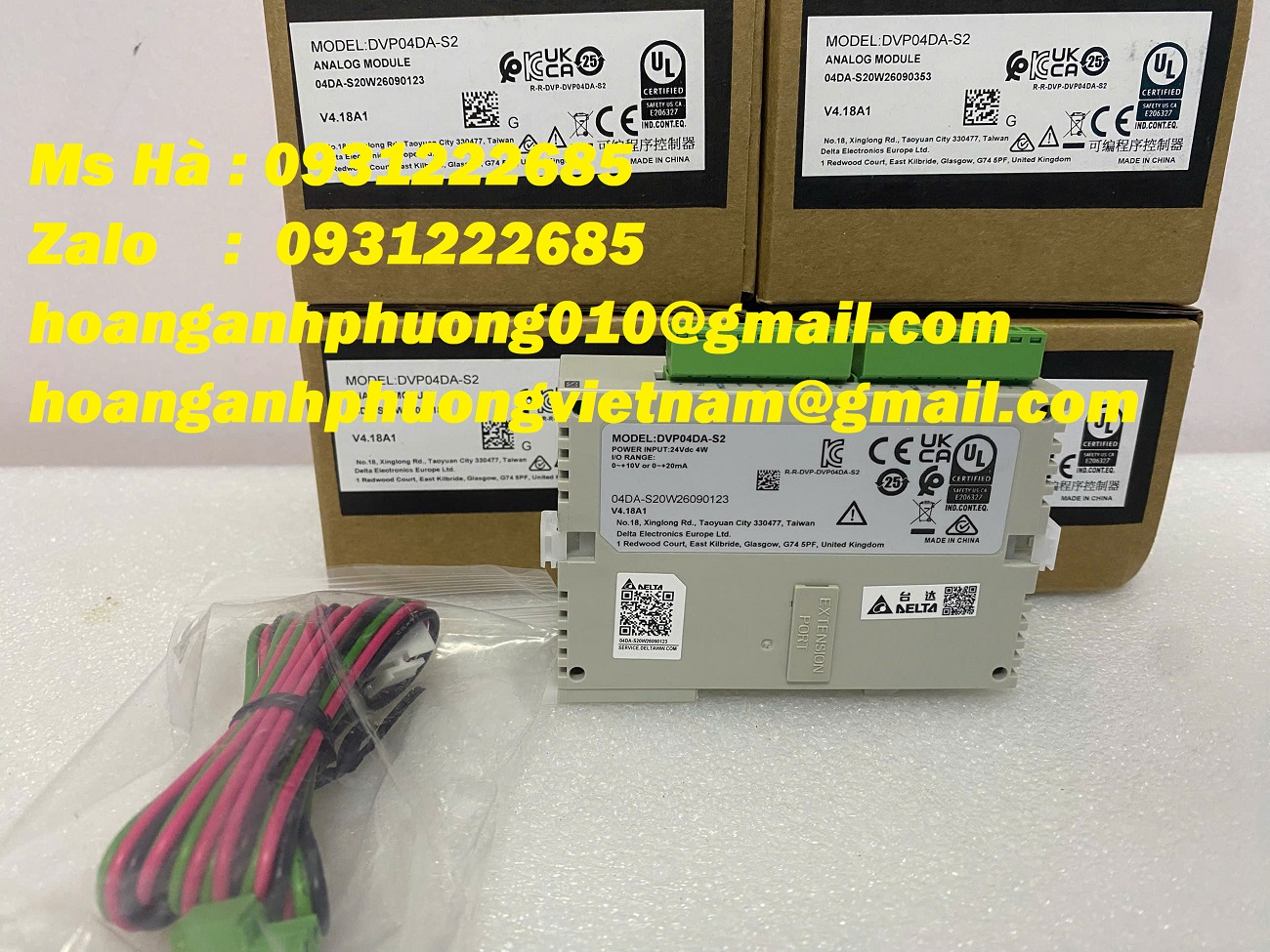 Giá tốt - Mô đun điều khiển dòng Delta DVP04DA-S2